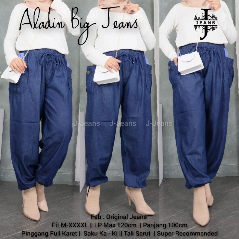 Aladin JUMBO JEANS ORIGINAL J-JEANS (BB Loading To 90KG) | Shopee Malaysia