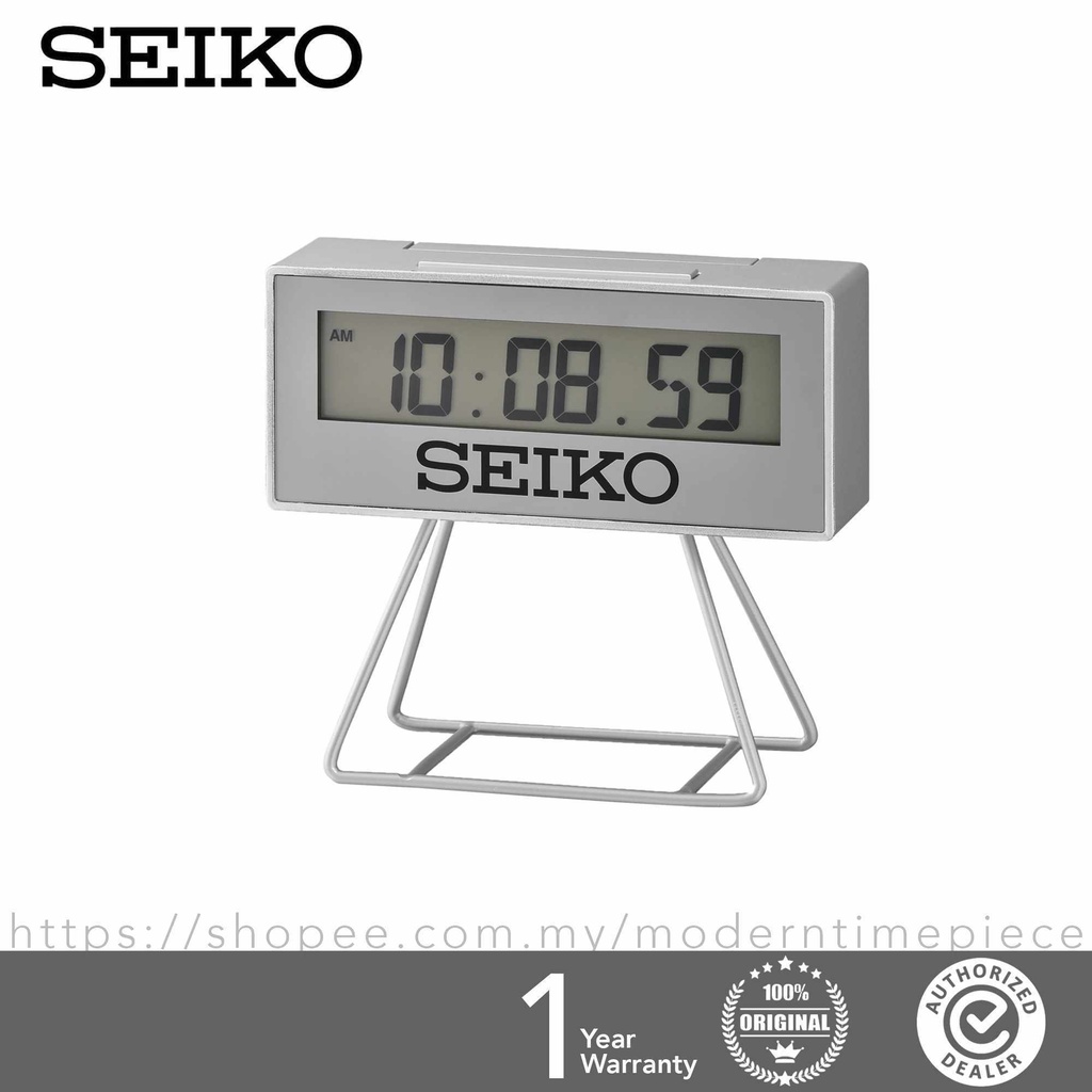 NEW & ORIGINAL SEIKO QHL087S QHL087A (QHL087)Table Clock Mini Marathon  (Limited Edition) Jam Digital | Shopee Malaysia