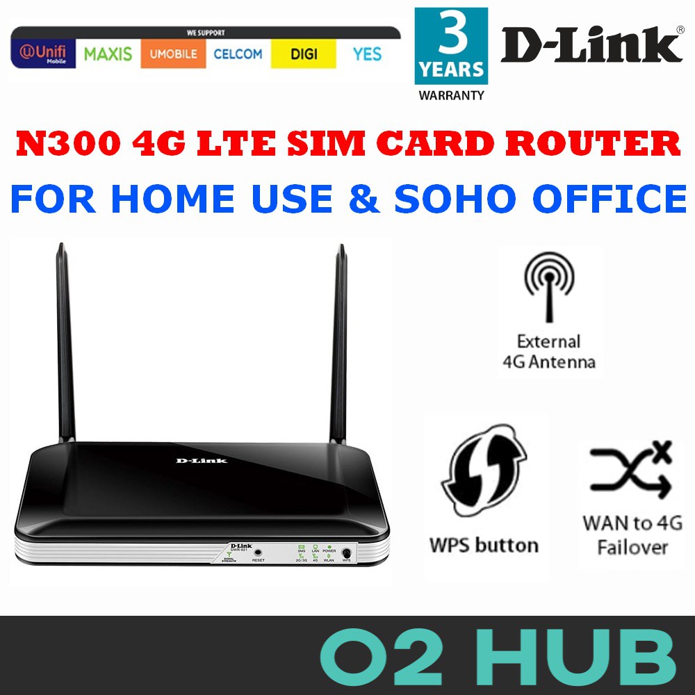 D Link Dwr 921 4g Lte Wireless N300 Wifi Router Direct Sim Card Tp Link Mr0 Mr400 Mr600 Mr6400 Tenda 4g680 Mr100 M7350 Shopee Malaysia