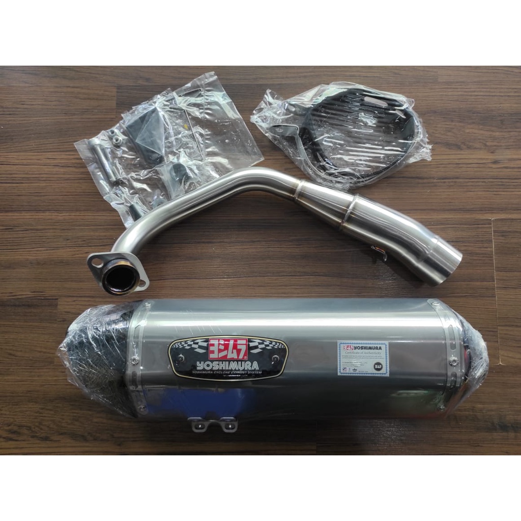 YOSHIMURA EXHAUST R77 FOR YAMAHA XMAX250 (CHROME) Shopee Malaysia