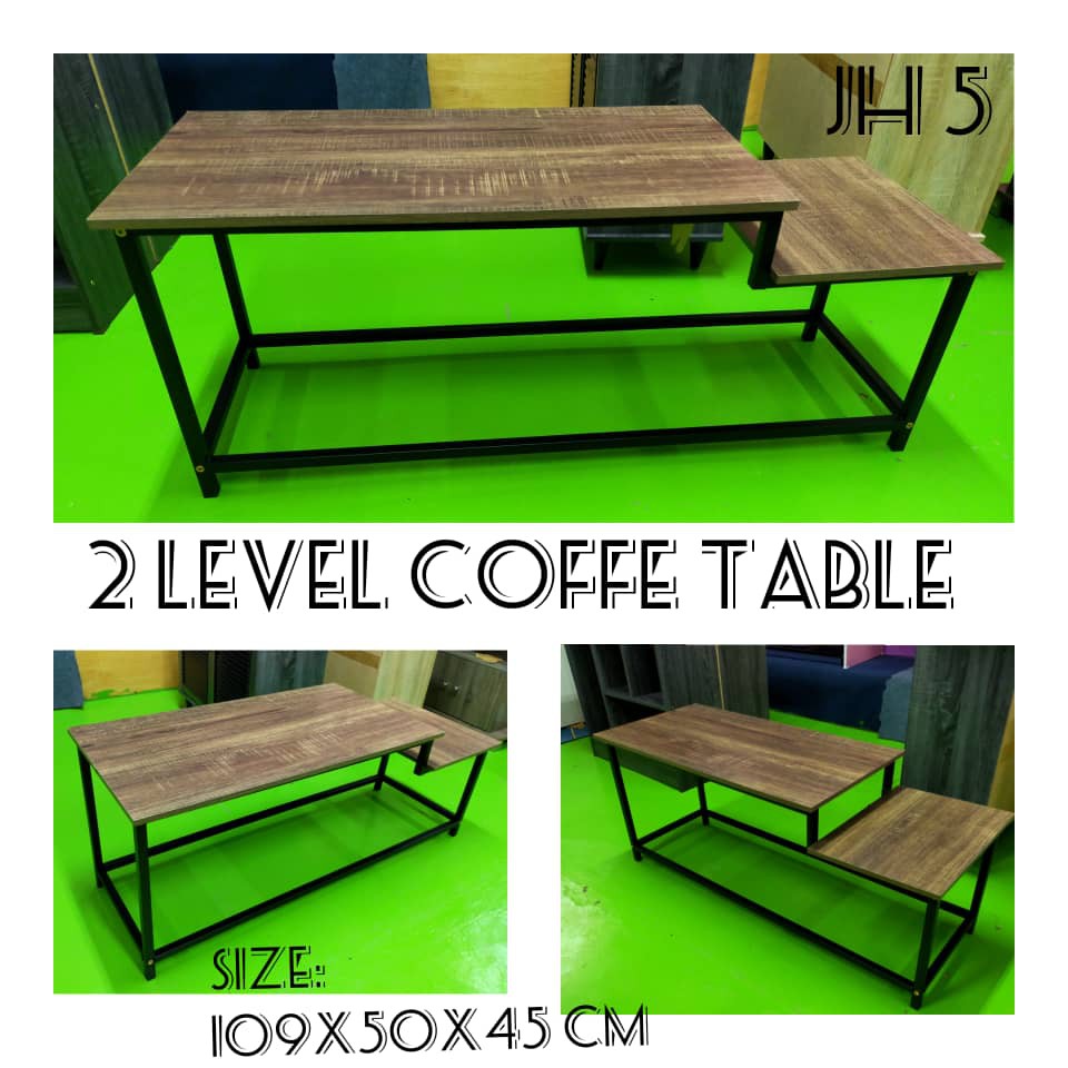 [ SOLID WOOD ] Modern Minimalist Living Room Rectangle Shape Coffee