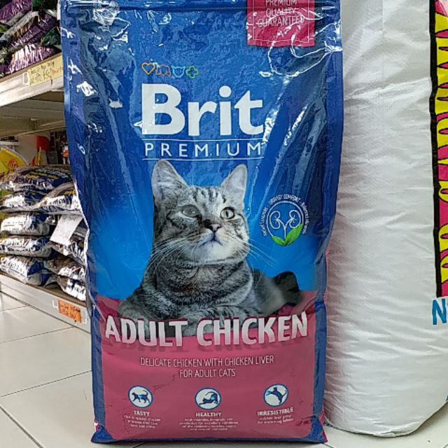 Brit Premium Cat Adult Chicken 8kg Makanan Kucing Brit Shopee