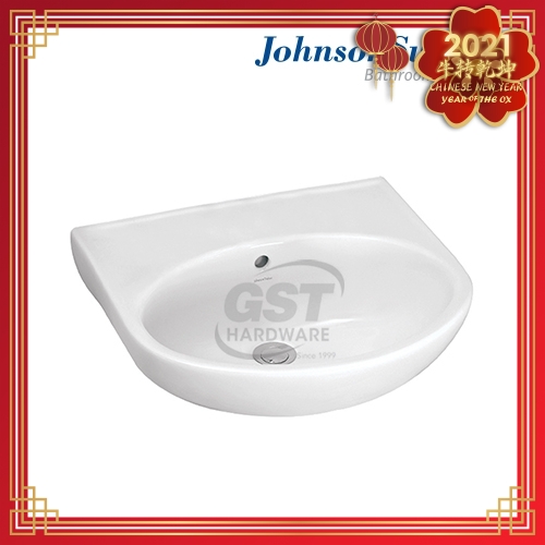 Johnson Suise Boston 500mm Wall Hung Basin Set Bathroom Basin