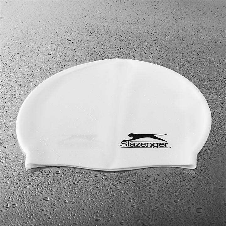 Slazenger Unisex Silicone Swimming Cap Adults Lightweight Training 
