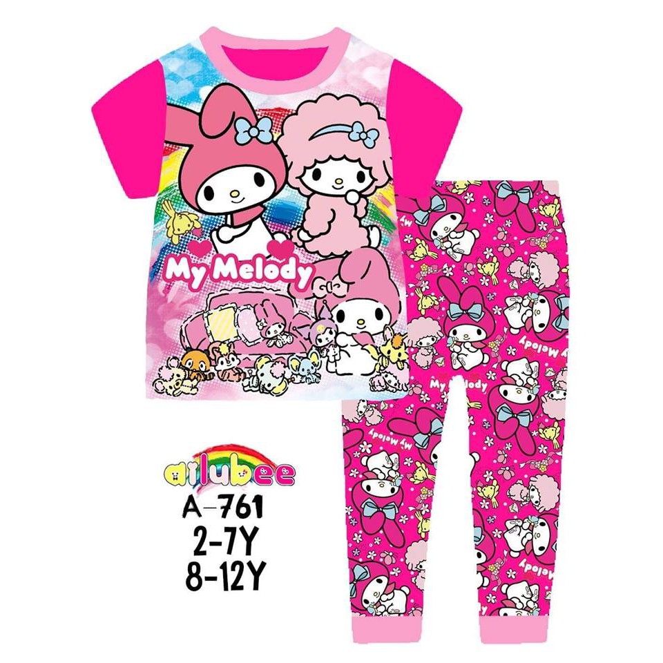 🔥🔥CLEARANCE🔥🔥 Cuddleme Melody Kids Pyjamas A-761 | Shopee Malaysia