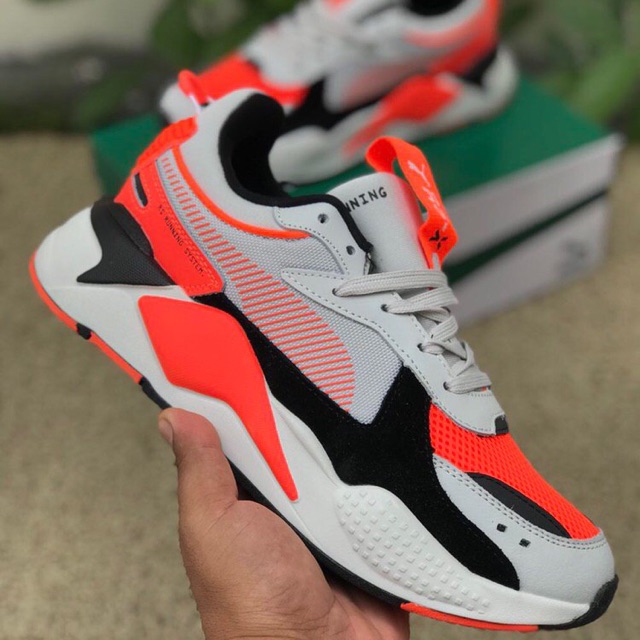 puma rs x grey orange