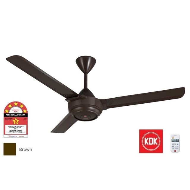 Kdk Remote Control Ceiling Fan K14x2 Br Shopee Malaysia
