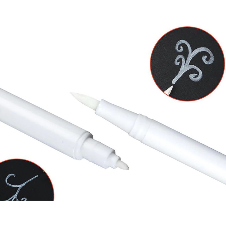 Omamma Edible pen White , Edible chalk pen, White ink,No Alcohol, food