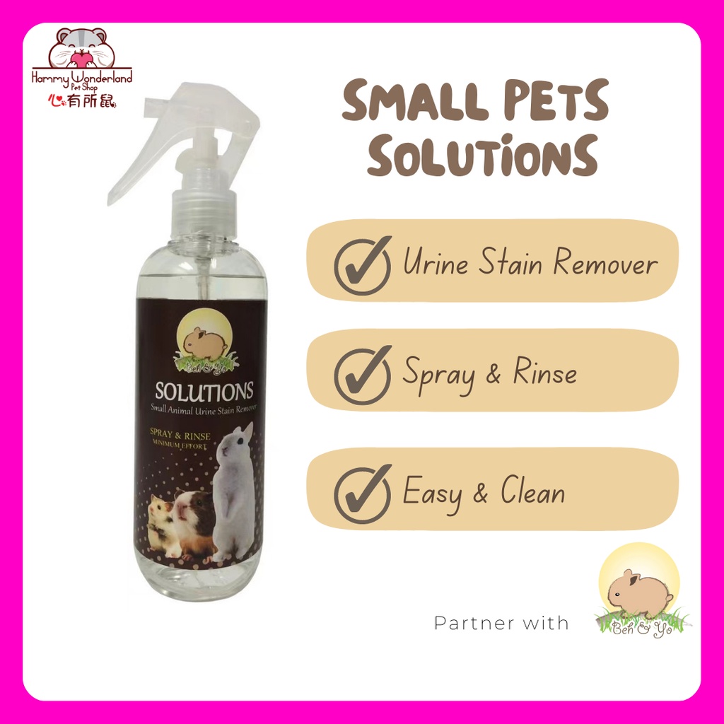Pets Urine Stain Remover Beh & Yo Solutions Small Animal Urine Stain
