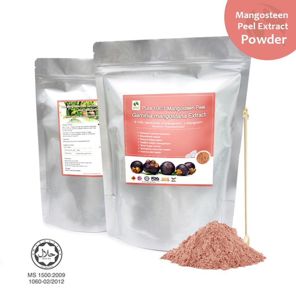 Mangosteen Peel Standardized Pure 1001 Garcinia 610 Xanthone