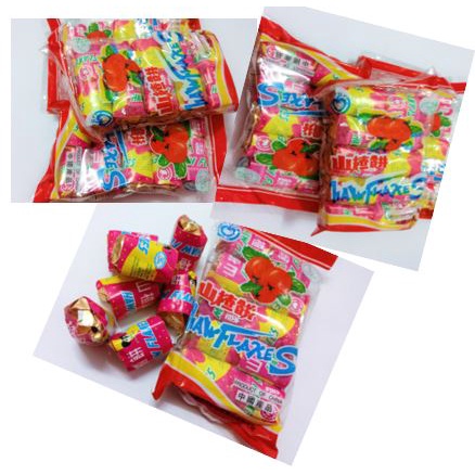 Gambir HawFlakes Asam Candy Sweet Sour Dried Snack 10pcs Per Pack 80g ...
