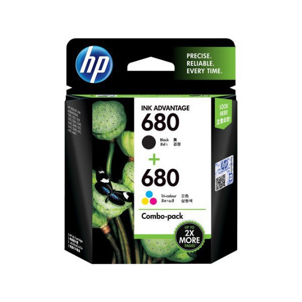 Ins Style Hp 680 Deskjet Ink Advantage 2135 3635 3835 4535 Combo Pack Ink Cartridge 100 Original Shopee Malaysia