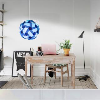 Pp Lampshade Plastic Puzzle Iq Lampshade Bar Creative Ball Chandelier Lantern Lamp Diy Table Lamp Shopee Malaysia