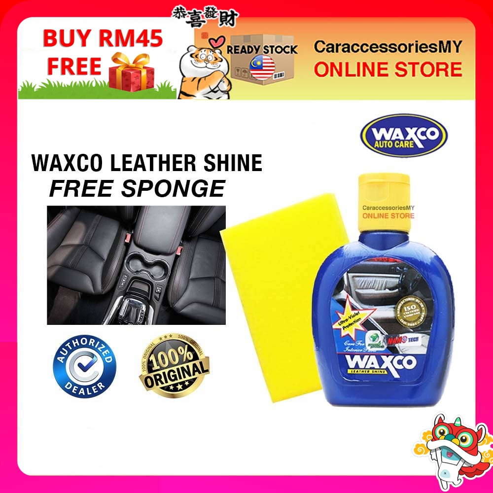 Waxco Leather Shine (125ml) car leather care shine polish kulit kereta car seat auto care