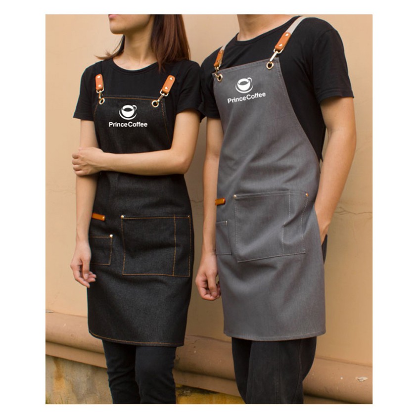 Canvas apron barber work clothes flower shop apron restaurant apron