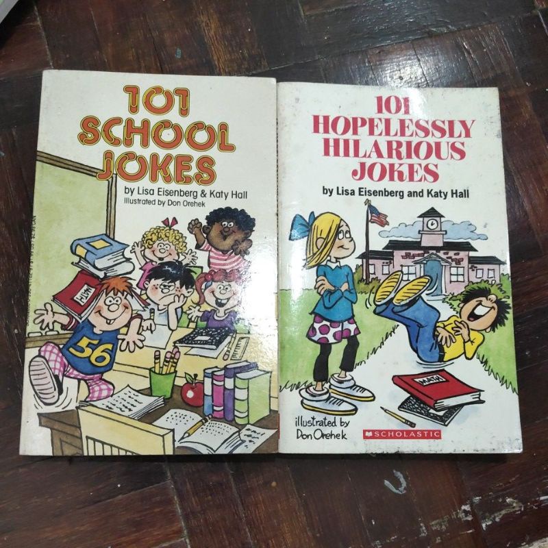 101 School Jokes/Hilarious Jokes SET Preloved Book | Shopee Malaysia