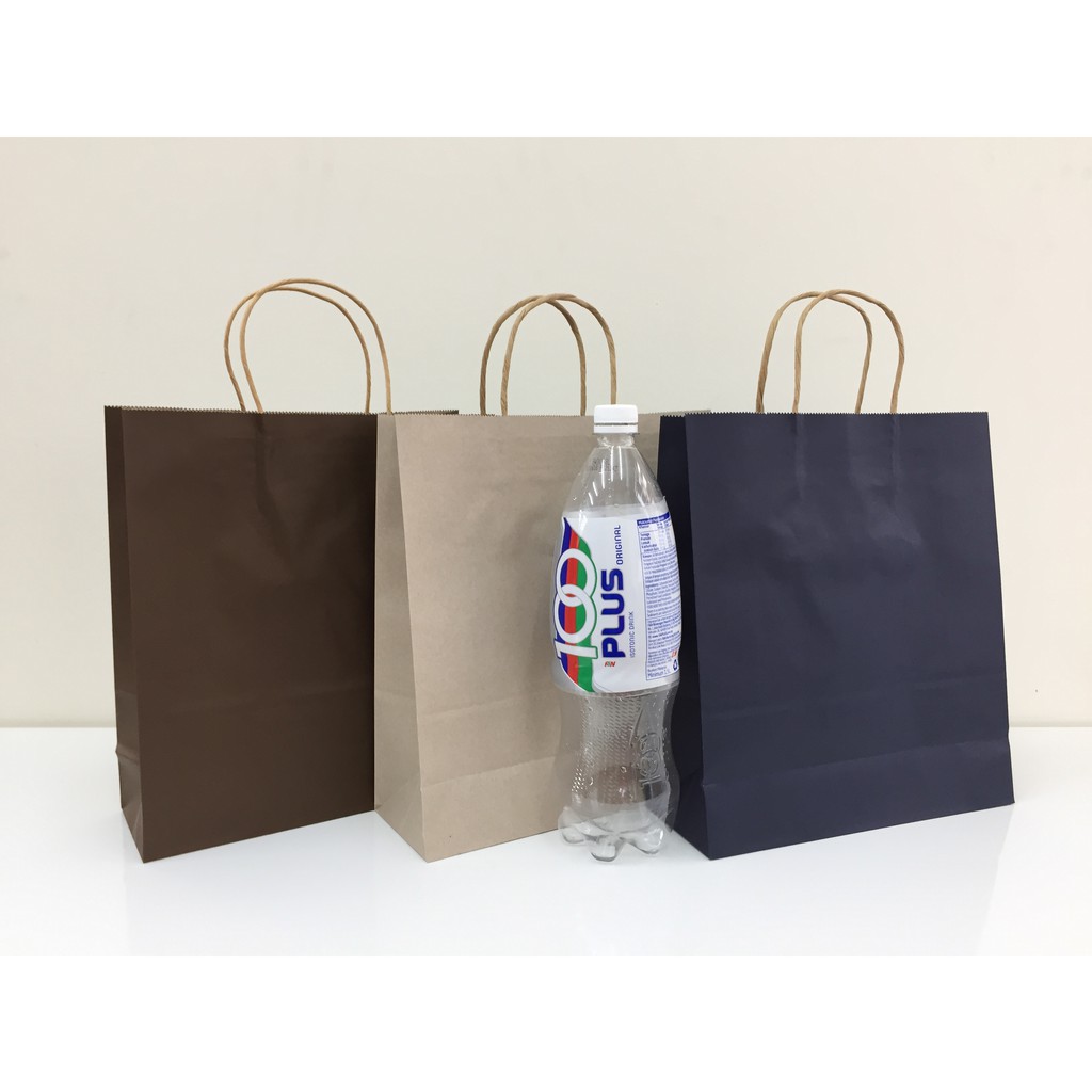 plain coloured gift bags