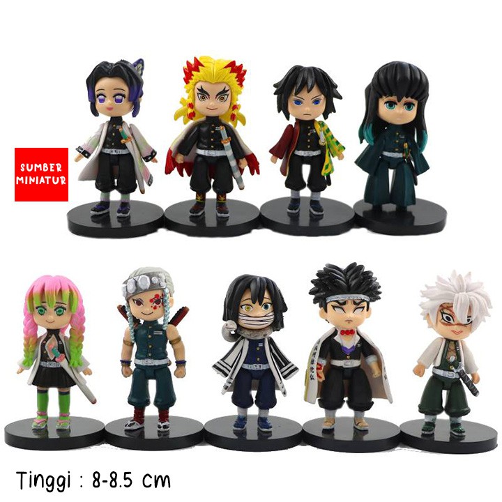 Kimetsu No Yaiba / Demon Slayer Pillar Hashira Set Of 9 Pcs | Set ...