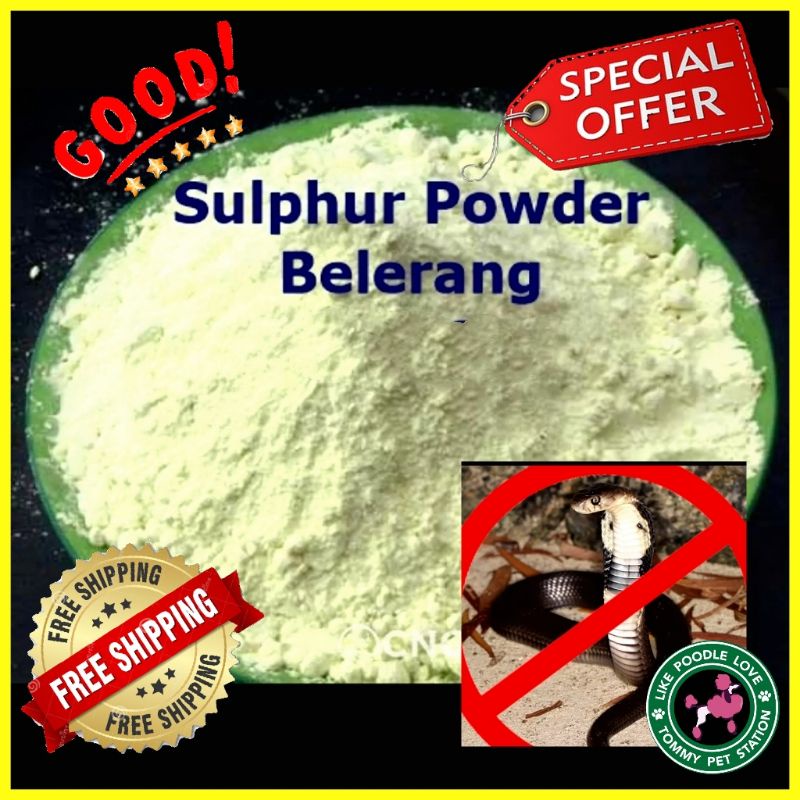 Sulphur Powder / Snake Repellent (Serbuk Belerang) 纯硫磺粉
