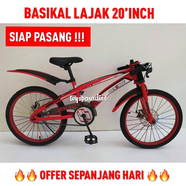 Ready Stock DESERVE VIP Basikal Lajak size 20" Shopee Malaysia