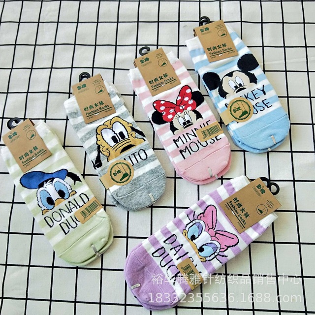 Mickey and minnie and friends socks