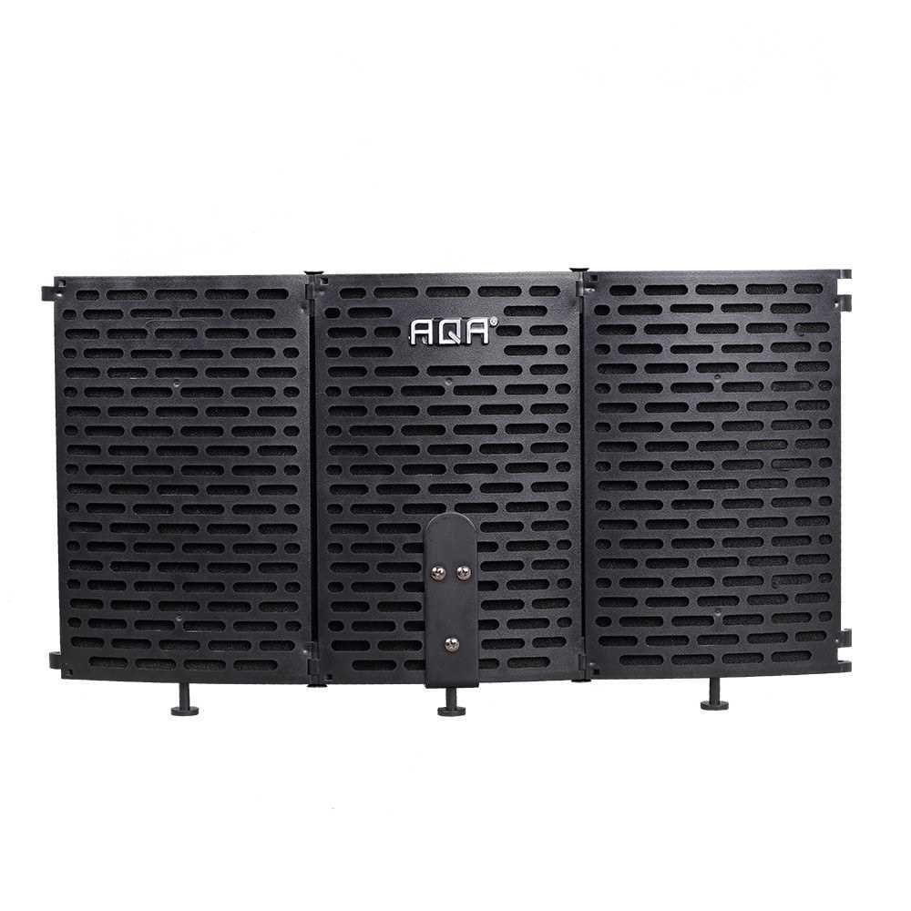 3-Plate Foldable Recording Microphone Wind Screen Board Sound-absorbing ...