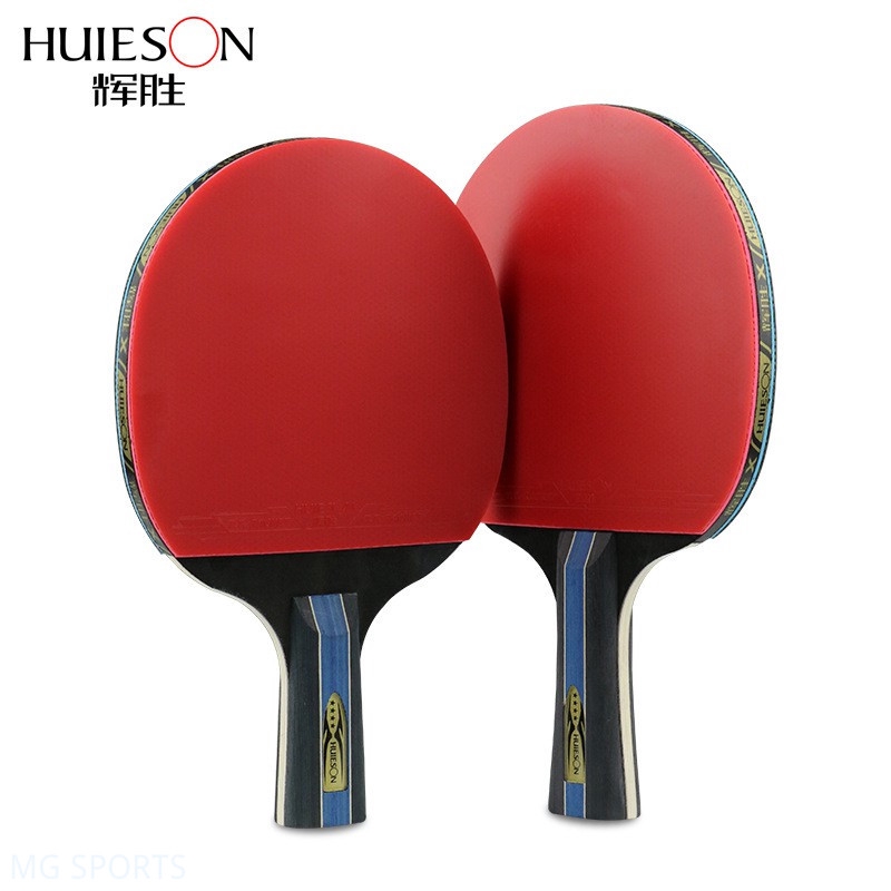 Huieson 4Star Table Tennis Paddle Bat Racket w/ Carrier Bag 3 Ping Pong Ball ACC 