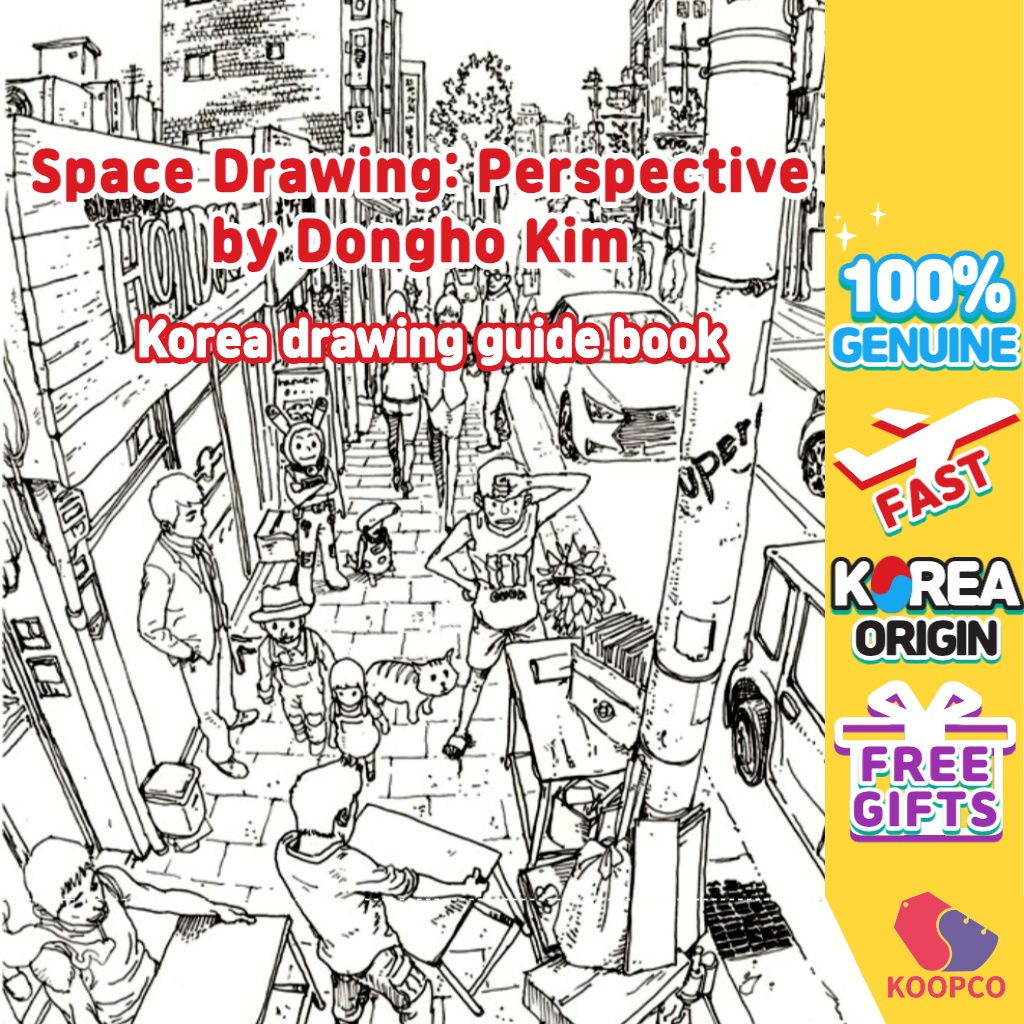 Space Drawing Perspective by Dongho Kim / Korea drawing guide book