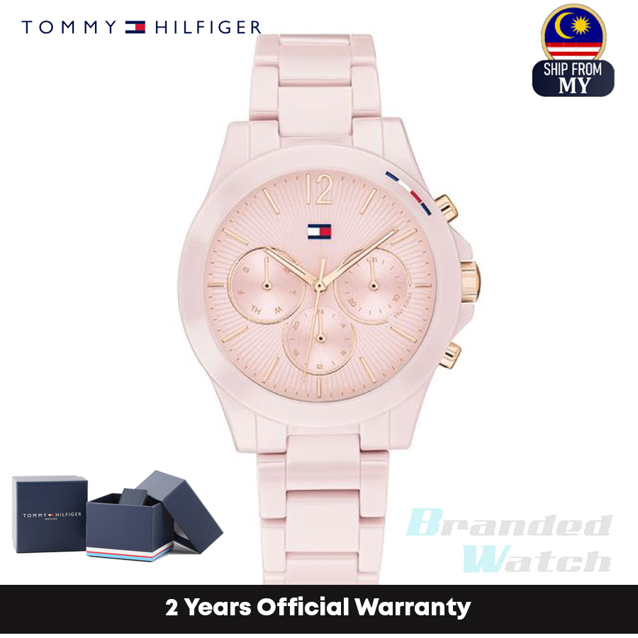 tommy hilfiger watch pink