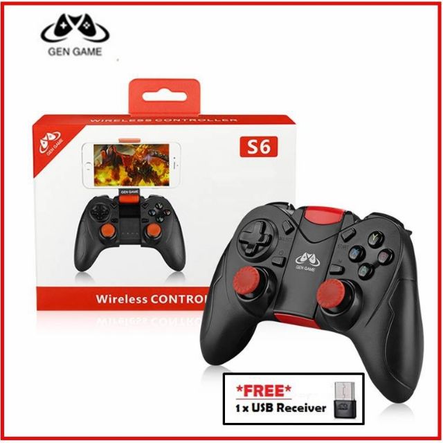 Ready Stock GEN GAME S6 Wireless Gamepad Game Controllerhot item