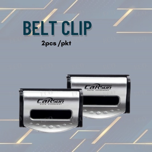 TYPER 2pc Universal Car Safety Seat Belt Adjustable Clips Buckle Tali