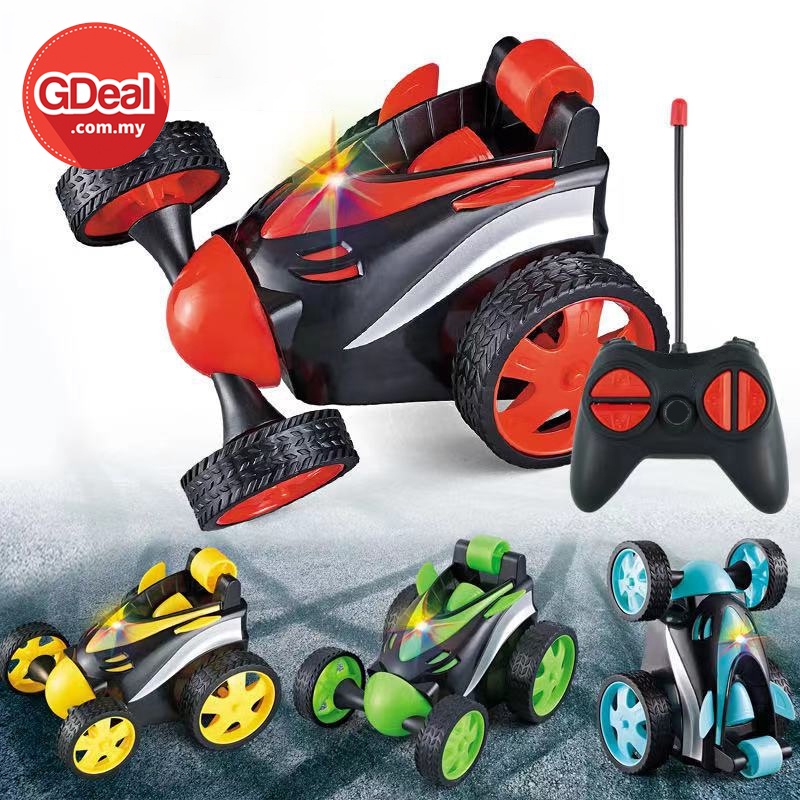 GDeal Electric Remote Control Dumper Stunt Car Toy Tumbling Children