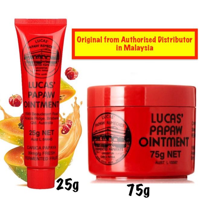 Lucas Papaw Ointment 25g/75g Shopee Malaysia