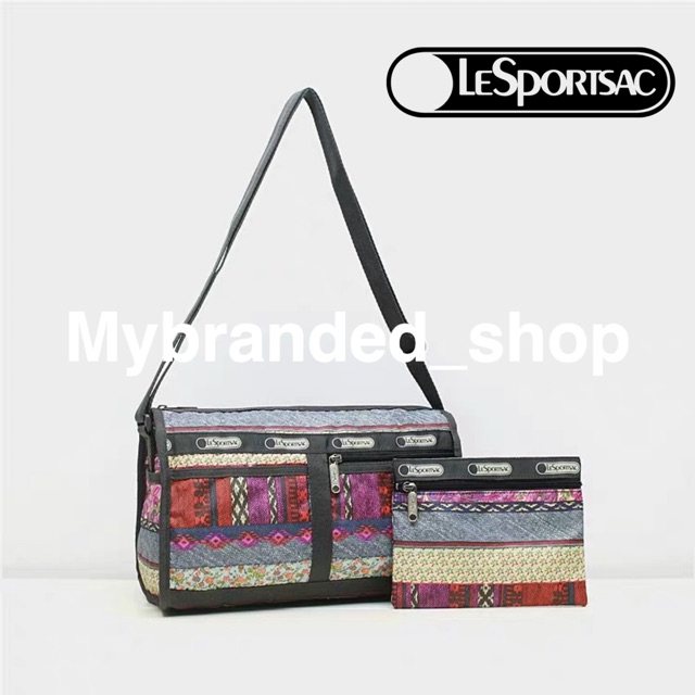 lesportsac deluxe shoulder satchel