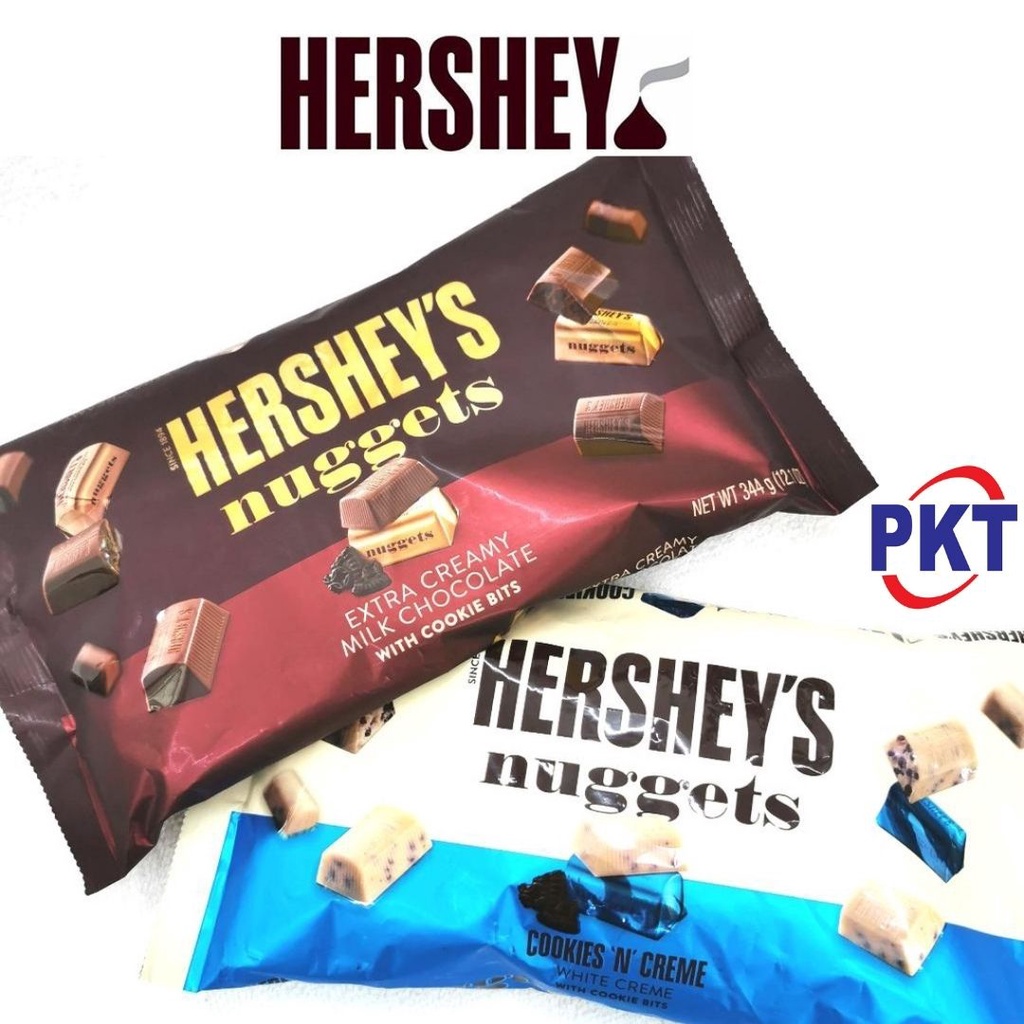 HERSHEY'S NUGGETS EXTRA CREAMY MILK CHOCOLATE / COOKIES "N" CREME 344G ...