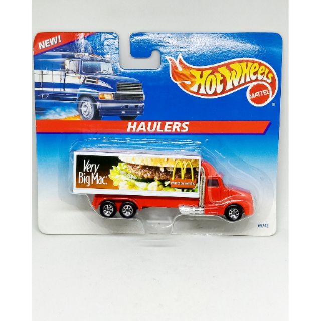 mcdonalds hot wheels 1996