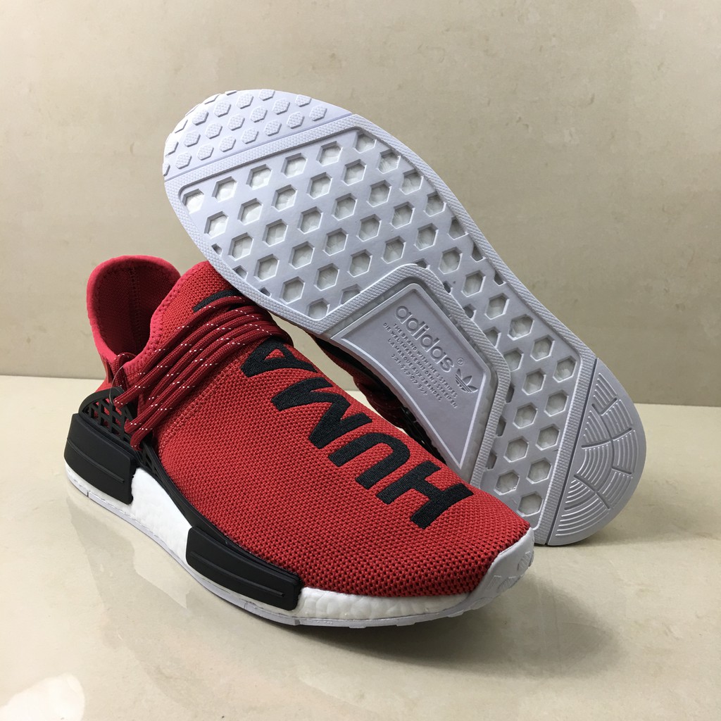 human races shoes red