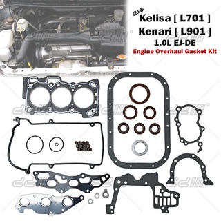 Sanwa Japan Full Overhaul Gasket Kit Oem P N 04111 97206 For Perodua Daihatsu Ejde Engine In Kelisa Kenari 1 0l Shopee Malaysia