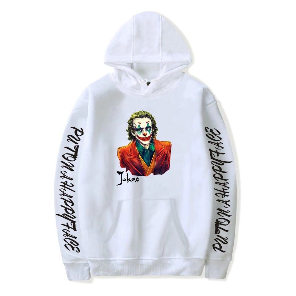 joker printed hoodies