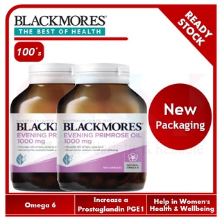 Blackmores Evening Primrose Oil Epo 1000mg 100 Caps Expiry Date 8 2023 Shopee Malaysia