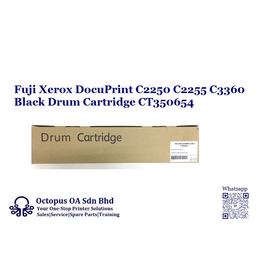 Fuji Xerox DocuPrint C2250 C2255 C3360 Black Drum Cartridge