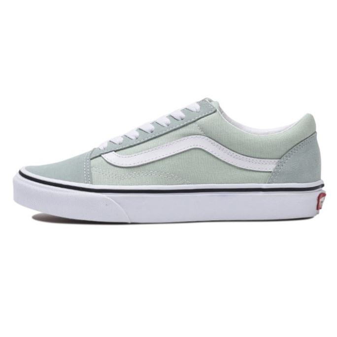 light green vans old skool