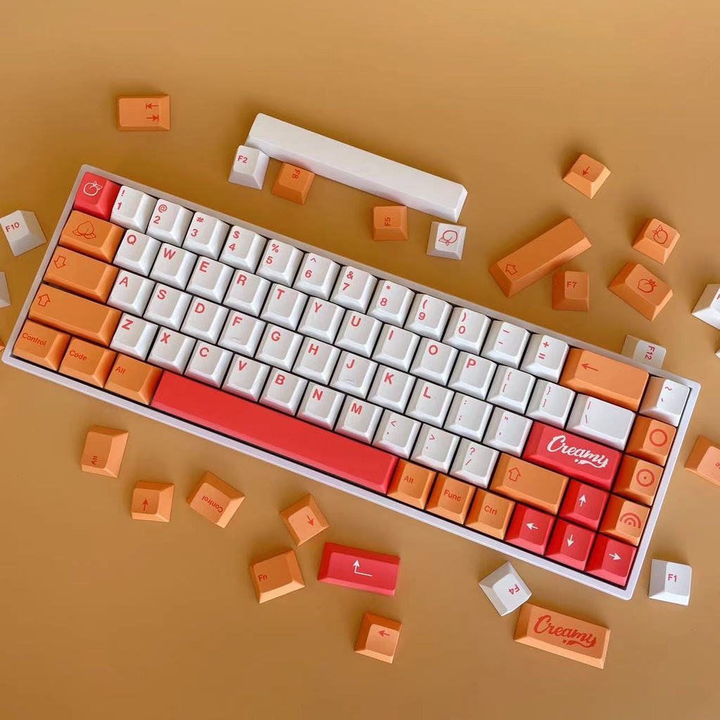 GMK Peach Pbt Keycap Mechancial keyboard Ready Stock Malaysia | Shopee ...