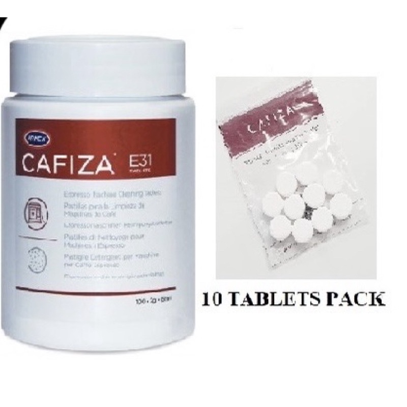 ready stock Cafiza Cleaning Tablet Espresso Coffee Machine Cleaner (10 Tablets) Shopee Malaysia