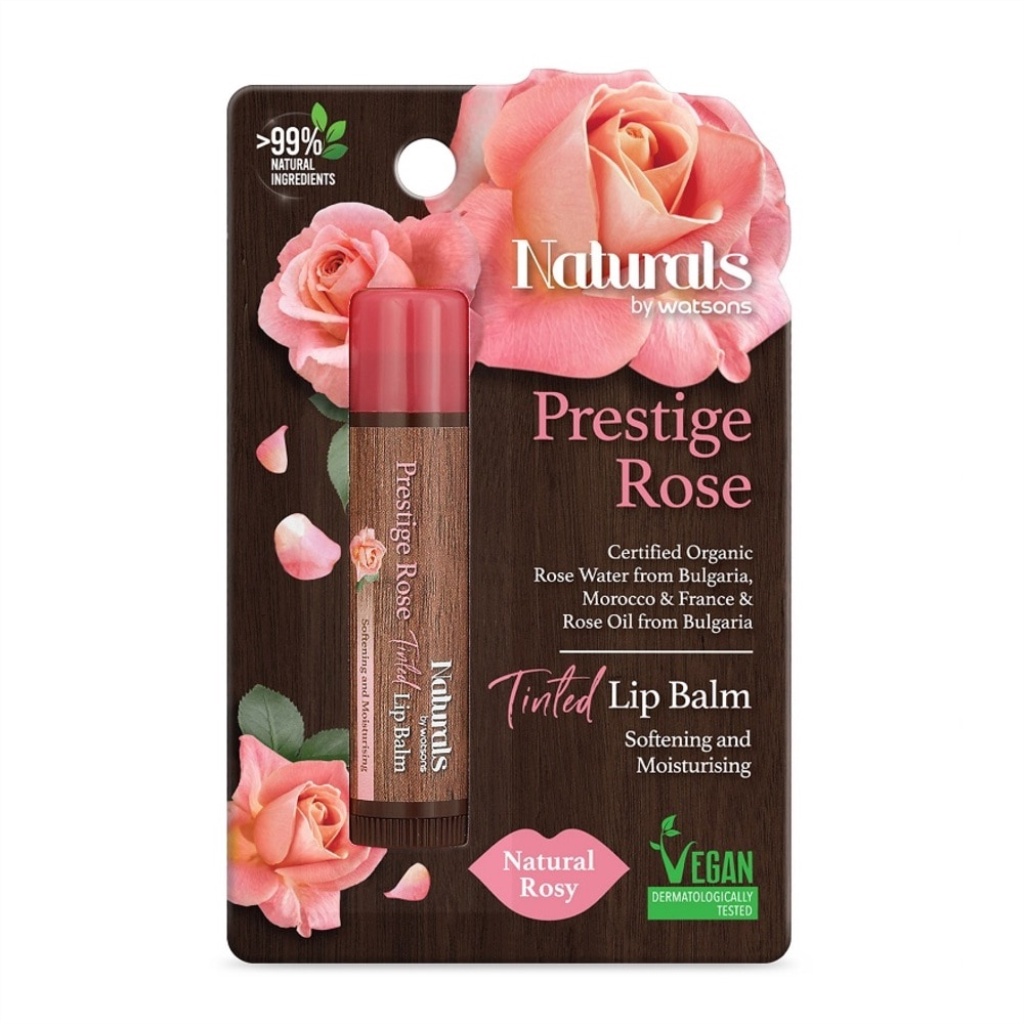 Naturals By Watsons Prestige Rose Tinted Lip Balm (45g) Shopee Malaysia