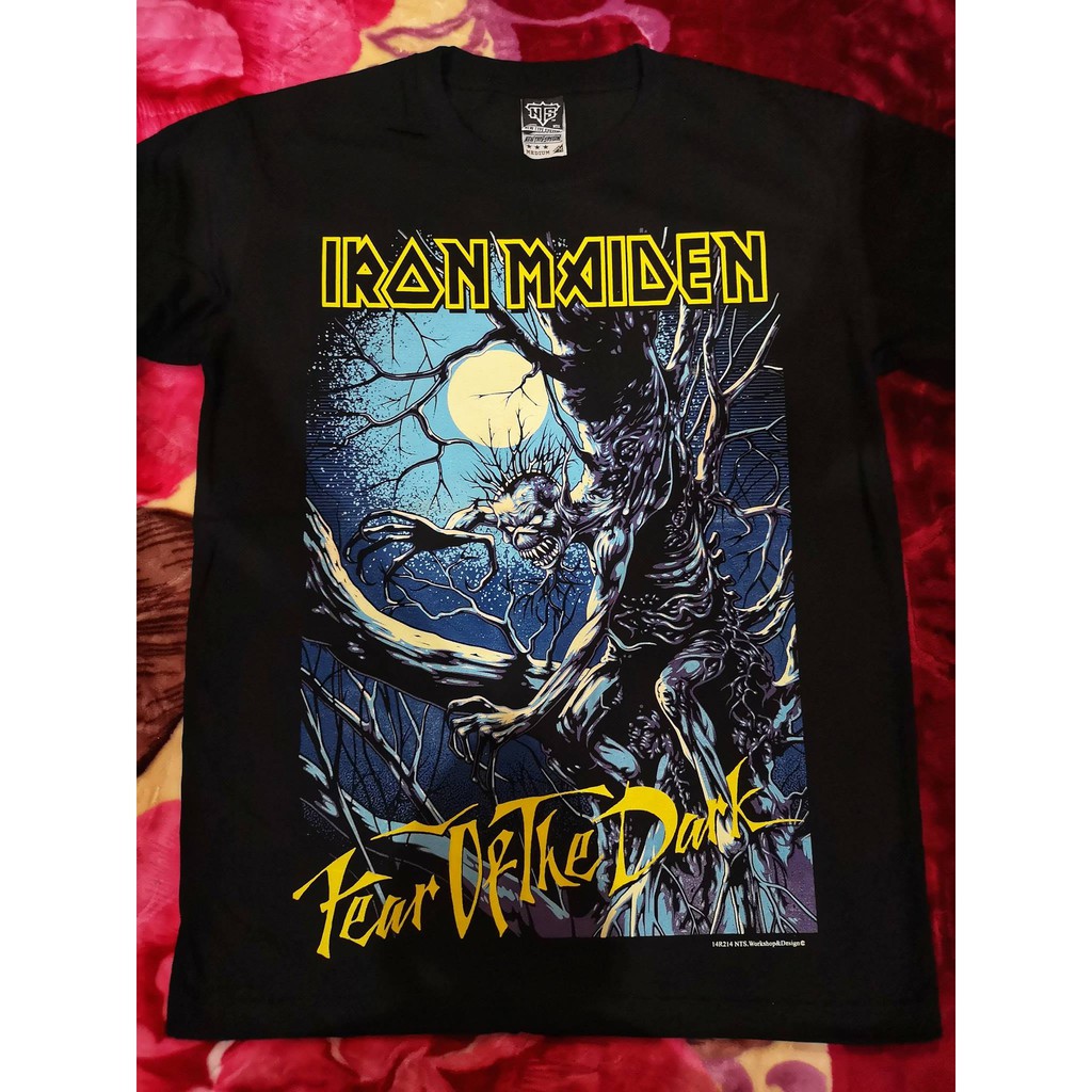 iron maiden fear of the dark t shirt