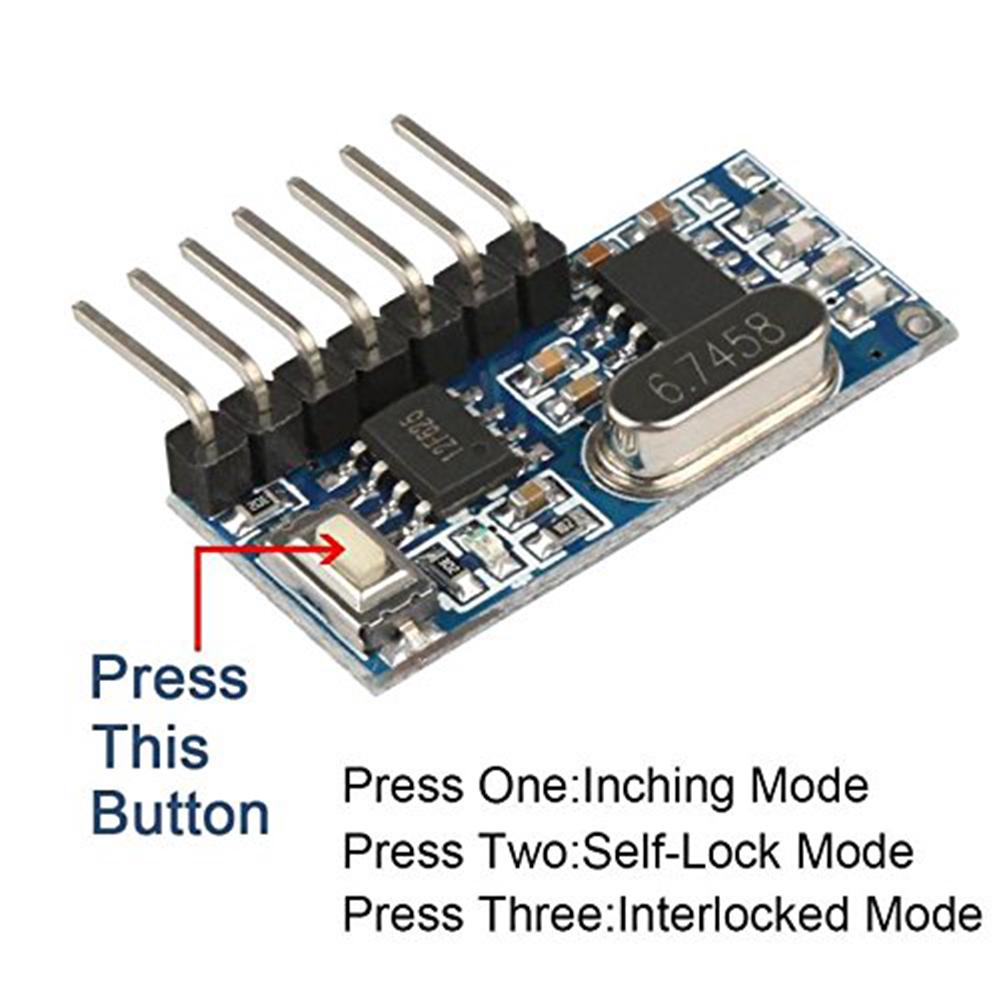 RF 433 Mhz Wireless Receiver Module RX480E Transmitter Receiver ...