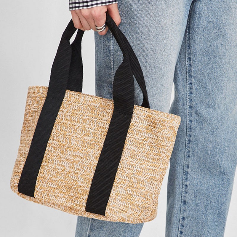 summer straw tote bags