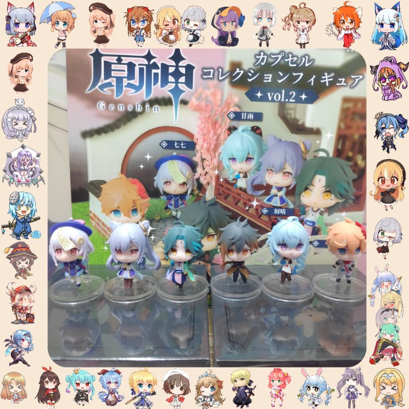 genshin figurines by bushiroad creative