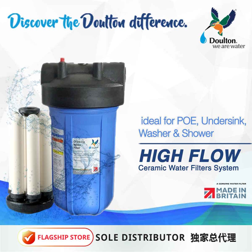 Doulton RIO 2000 high flow Ceramic Water Filters System ideal for POE